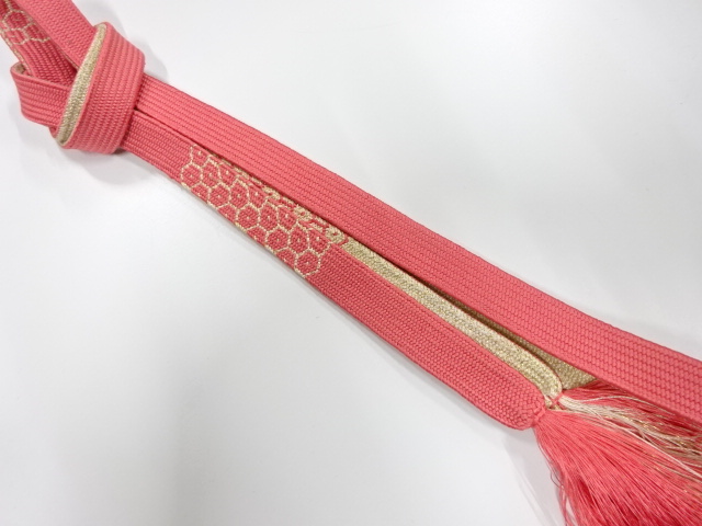 正絹　手組帯締め